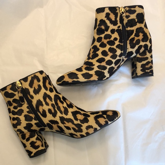Kate Spade “Holly” Genuine Calf Hair Block Heel Booties, Size 6. Retail $358. - Picture 6 of 16